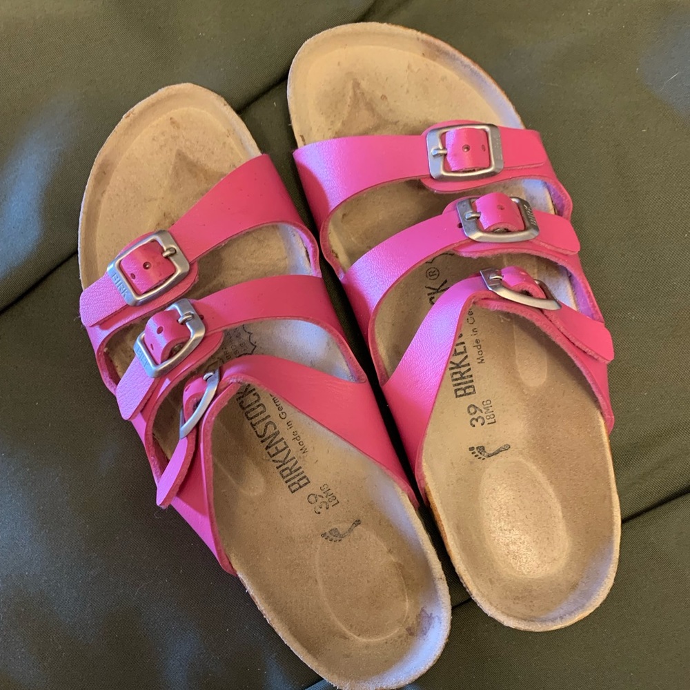 Birkenstock Florida Hot Pink Sandals